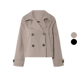 esmara® Damen Trenchjacke, mit breitem Reverskragen - B-Ware