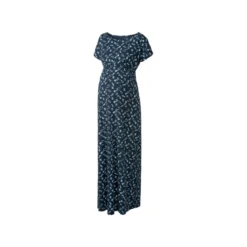 esmara Damen Umstands-Maxikleid, mit Gummizug in der Taille - B-Ware