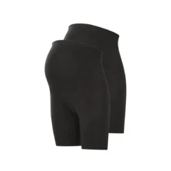 esmara® Damen-Umstands-Radlerhosen, 2 Stück, XS, schwarz - B-Ware neuwertig