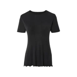 esmara® Damen Unterwäsche-Set, 2-teilig, in Ripp-Qualität (Schwarz, M(40/42)) - B-Ware sehr gut