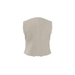 esmara® Damen-Weste, mit Leinen, 40, beige - B-Ware neuwertig