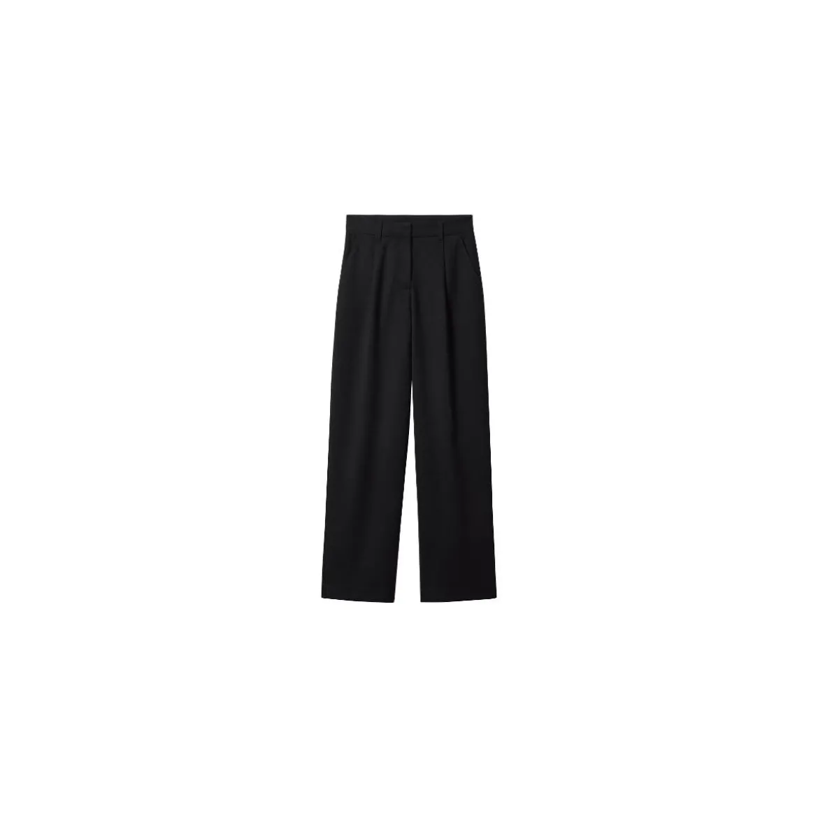 esmara® Flanellhose, für Damen, weites Bein, 34, schwarz - B-Ware neuwertig