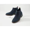esmara® Herren-Lederstiefeletten, 41, marineblau - B-Ware neuwertig