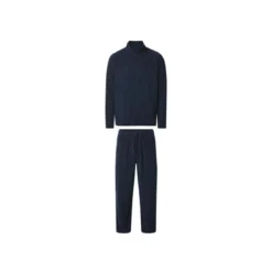 esmara Men Herren Fleece-Freizeitanzug, 2-teilig (Navy, XXL (60/62)) - B-Ware neuwertig