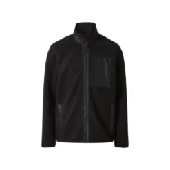 esmara Men Herren Jacke, mit Stehkragen (Schwarz, M(48/50)) - B-Ware neuwertig