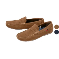esmara Men Herren Leder-Mokassins - B-Ware