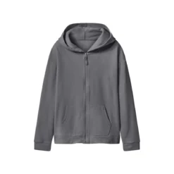 esmara® 2-teiliger Fleece-Hausanzug, für Damen, S, grau - B-Ware neuwertig