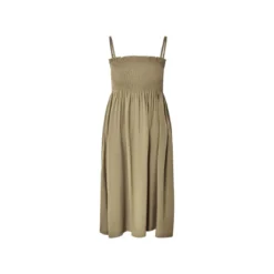esmara® Tunika-Kleid, Midilänge, 46, olive - B-Ware neuwertig