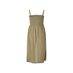 esmara® Tunika-Kleid, Midilänge, 46, olive - B-Ware neuwertig