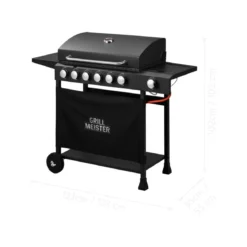 GRILLMEISTER Gasgrill 6+1 - B-Ware