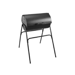 GRILLMEISTER Holzkohle Fassgrill »Kansas«, mit Gestell, B 60 x H 95 x T 79 cm - B-Ware sehr gut