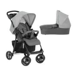 hauck Kinderwagen »Shopper Trioset«, Babywanne und Sportsitz (grau) - B-Ware sonstiges