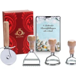 Kitchic Premium Ravioli Ausstecher Set 6 Teilig - B-Ware neuwertig