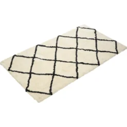 Langflor-Teppich, 80 x 150 cm / Ø 100 cm - B-Ware