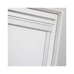 Lichtblick Dachfensterrollo Skylight, für Velux-Fenster, verdunkelnd, wärmeisolierend, 97,3 x 122 cm, SK08, weiß - B-Ware neuwertig