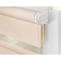 Lichtblick Duo-Rollo Klemmfix, ohne Bohren, verspannt, blickdicht, ab 45 x 150 cm - B-Ware