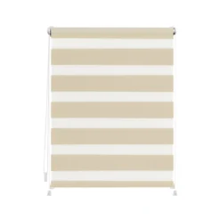 Lichtblick Duo-Rollo Klemmfix, ohne Bohren, verspannt, blickdicht, ab 45 x 150 cm - B-Ware