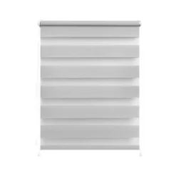 Lichtblick Duo-Rollo Klemmfix, ohne Bohren, verspannt, blickdicht, ab 45 x 150 cm - B-Ware