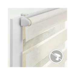 LICHTBLICK Duo Rollo Klemmfix, ohne Bohren, ab 45 x 150 cm - B-Ware