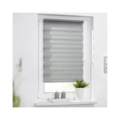 LICHTBLICK Duo Rollo Klemmfix, ohne Bohren, ab 45 x 150 cm - B-Ware