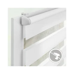 LICHTBLICK Duo Rollo Klemmfix, ohne Bohren, ab 45 x 150 cm - B-Ware