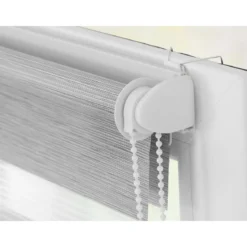 LICHTBLICK Duo Rollo Klemmfix, ohne Bohren, meliert, ab 45 x 150 cm - B-Ware