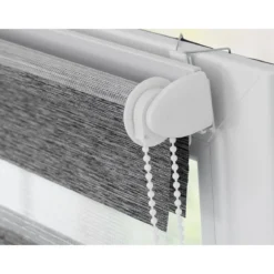 Lichtblick Duo Rollo Klemmfix, ohne Bohren, meliert, go green, ab 45 x 150 cm (45 x 150 cm) - B-Ware sehr gut