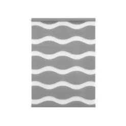 Lichtblick Duo Rollo Welle Doppelrollo Klemmfix 70 x 150 cm grau - B-Ware neuwertig
