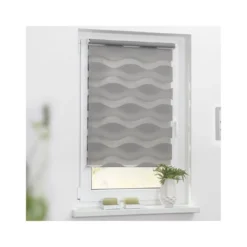 Lichtblick Duo Rollo Welle Klemmfix, ohne Bohren, ab 45 x 150 cm - B-Ware