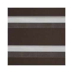 Lichtblick Klemmfix Duo-Rollo, ohne Bohren, 60 x 150 cm, dunkelbraun - B-Ware neuwertig