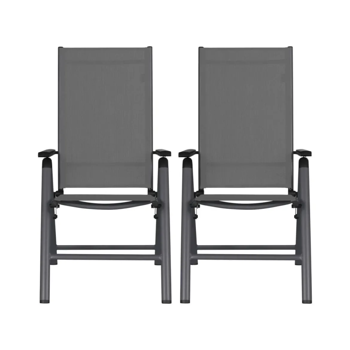 LIVARNO® Alu-Klappsessel »Houston« anthrazit, 2 Stück - B-Ware