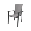 LIVARNO® Alu-Stapelsessel »Houston« hellgrau-meliert - B-Ware sehr gut