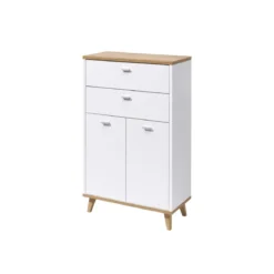 LIVARNO® Bad-Seitenschrank Corfu, weiß - B-Ware