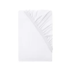 LIVARNO® Boxspring-Jersey-Spannbettlaken, 180-200 x 200 cm, weiß - B-Ware neuwertig