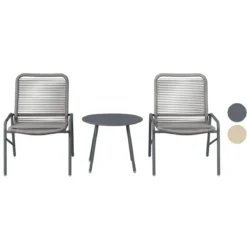 LIVARNO® Gartenmöbel-Set, 3-teilig - B-Ware