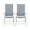 LIVARNO home Alu-Klappsessel Houston, 2er Set, weiß - B-Ware