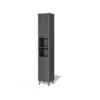LIVARNO Home Bad-Hochschrank, Wellenoptik - B-Ware