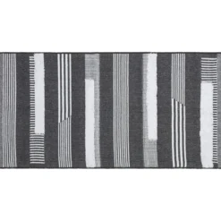 LIVARNO home Baumwollteppich, 80 x 150 cm (grau) - B-Ware neuwertig