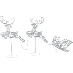 LIVARNO home 3D-Lichtfiguren, 3 tlg. mit 120 LEDs - B-Ware Transportschaden Kosmetisch
