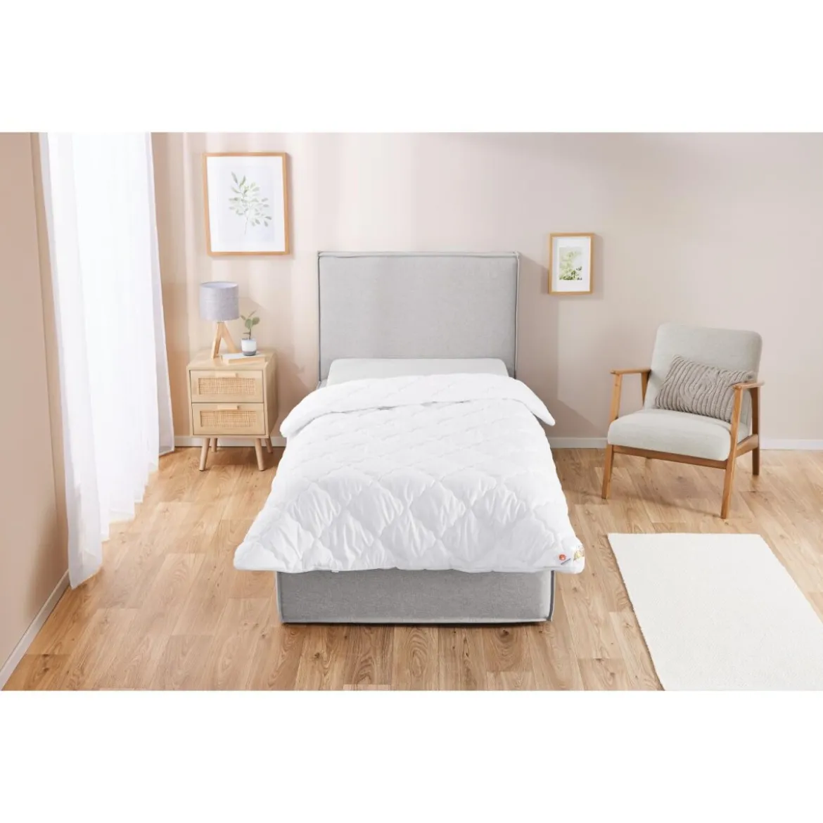 LIVARNO home Duo-Steppbett Polygiene®, 140 x 200 cm - B-Ware neuwertig