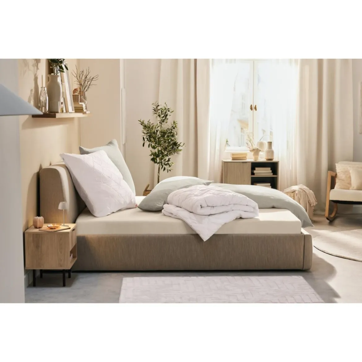 LIVARNO home Duo-Steppbett Polygiene®, 140 x 200 cm - B-Ware neuwertig