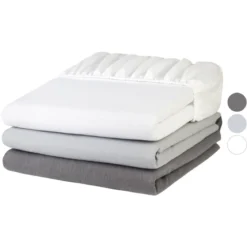 LIVARNO home Feinbiber-Spannbettlaken, 180-200 x 200 cm - B-Ware