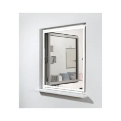 LIVARNO home Fenster-Insektenschutz, teleskopierbar, 120 x 140 cm - B-Ware