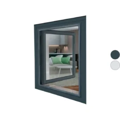 LIVARNO home Fenster-Insektenschutz, teleskopierbar, 120 x 140 cm - B-Ware