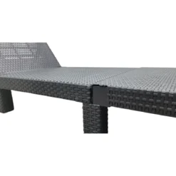 LIVARNO home Geflecht-Sonnenliege, mit Kissenauflage, anthrazit - B-Ware sonstiges