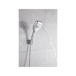 LIVARNO home Handbrause-Set, mit Wechselschalter, 3 Strahlarten, eckig - B-Ware Transportschaden Kosmetisch
