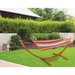 LIVARNO HOME Hängematte mit Holzgestell - B-Ware neuwertig
