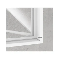 LIVARNO home Insektenschutzfenster, magnetisch, 110 x 130 cm, weiß - B-Ware neuwertig