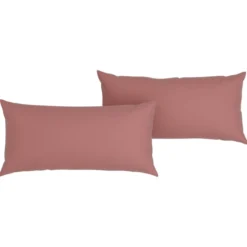 LIVARNO home Kissenbezug Musselin 40x80cm (Rosa) - B-Ware neuwertig