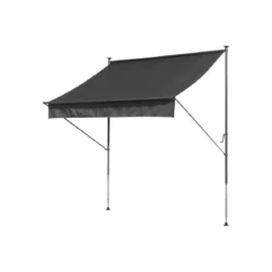 LIVARNO HOME Klemmmarkise 200 x 150, anthrazit - B-Ware sehr gut